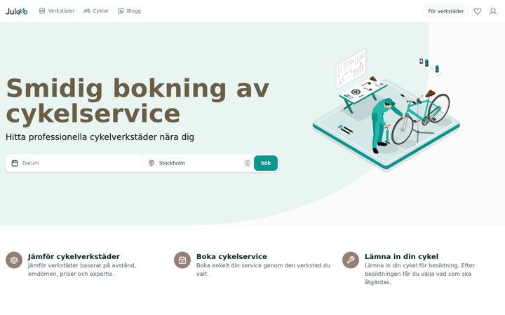 Screenshot of julo.se