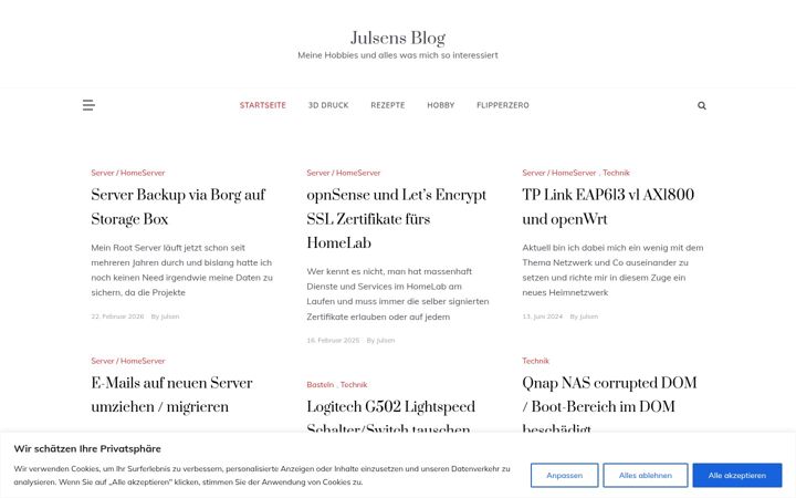 Screenshot of julsen.de