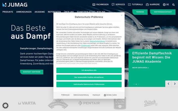 Screenshot of jumag.de