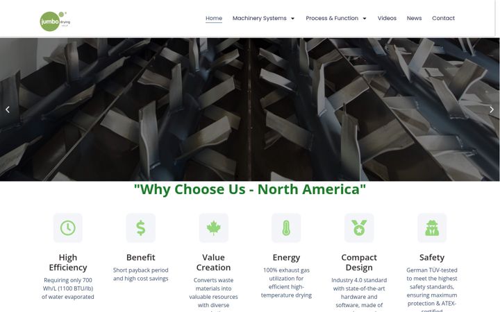 Screenshot von jumbo-drying.com