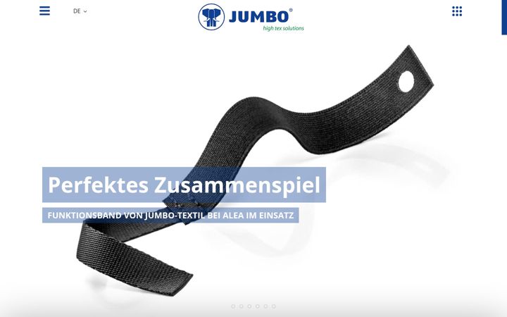 Screenshot of jumbo-textil.de