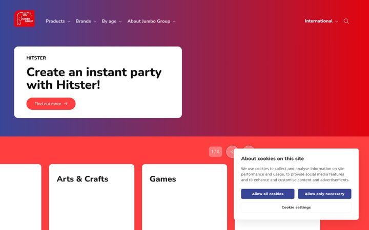 Screenshot of jumbo.be