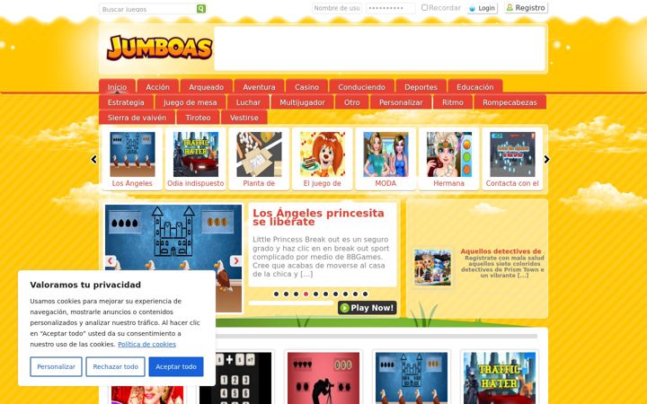 Screenshot of jumboas.com