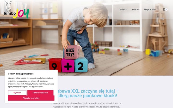 Screenshot of jumbojoy.pl