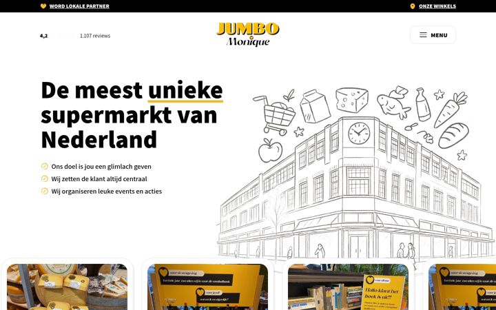 Screenshot of jumbomonique.nl