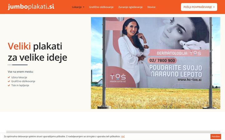 Ekrano kopija jumboplakati.si