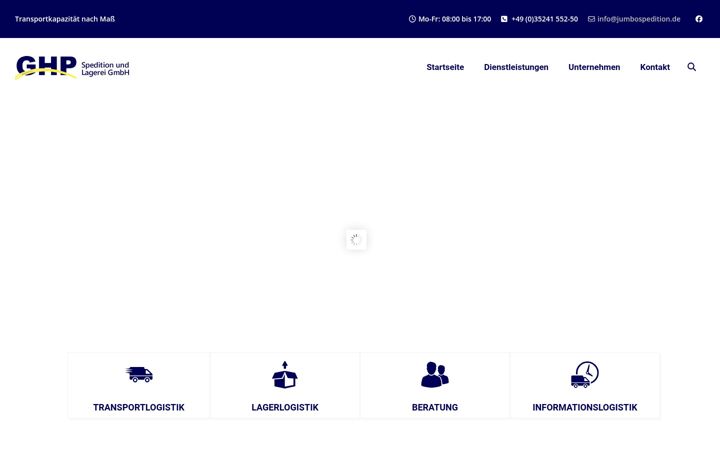 Screenshot of jumbospedition.de
