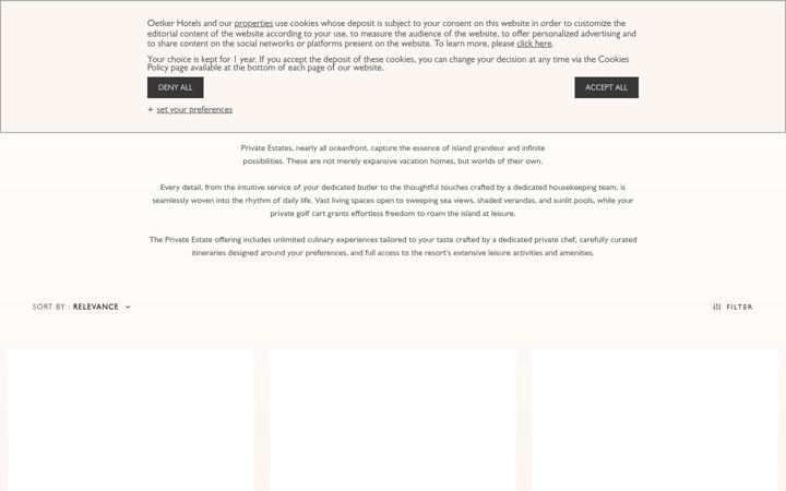Screenshot of jumbybay-residences.com