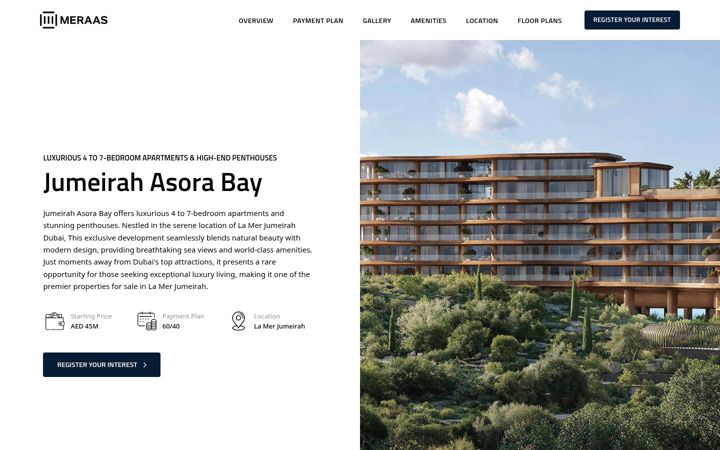 Screenshot of jumeirah-asorabay.com