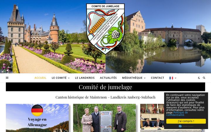 Screenshot of jumelage-maintenon.eu