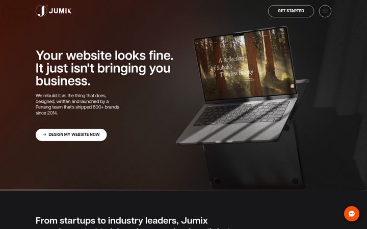 Screenshot of jumixdesign.com