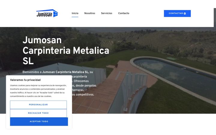 Screenshot of jumosancarpinteriametalica.com