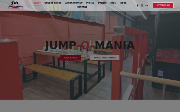 Screenshot of jump-o-mania.de