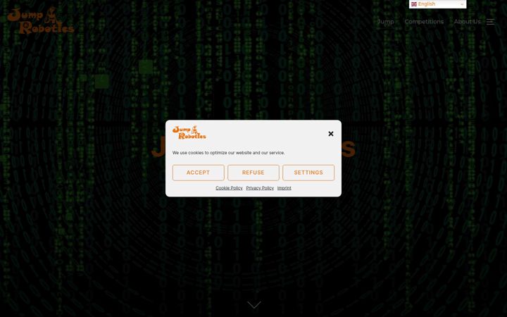 Screenshot of jump-robotics.de