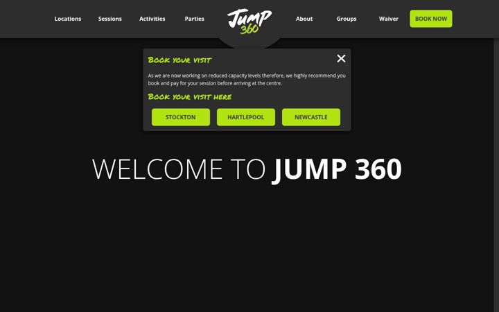 Screenshot of jump360.co.uk