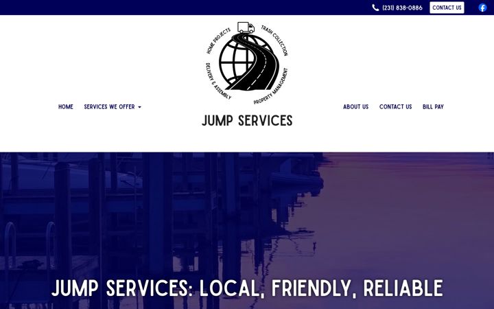 Screenshot of jumpdeliveryservices.com