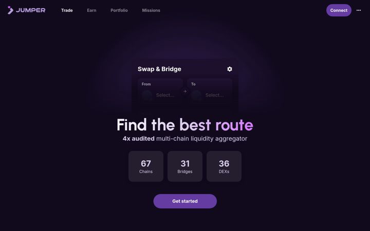 Screenshot of jumper.xyz