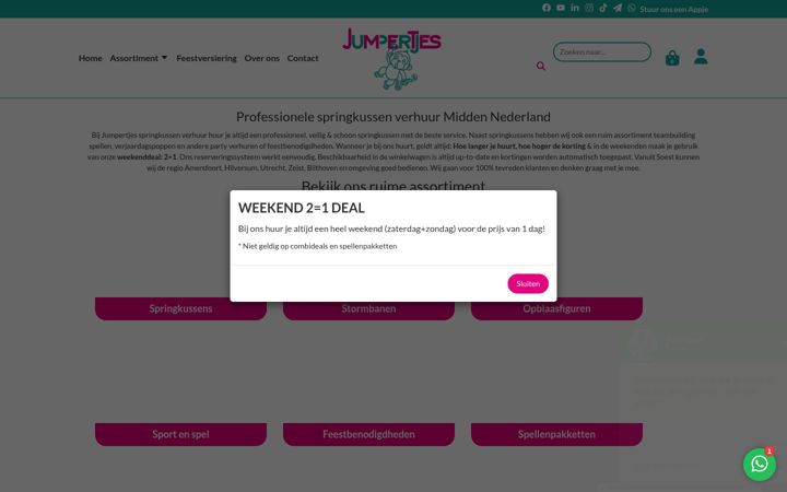 Screenshot of jumpertjes.nl