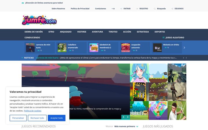 Screenshot of jumpfe.com