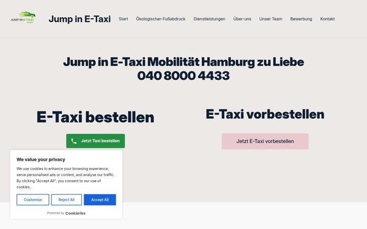 Screenshot of jumpinetaxi.com