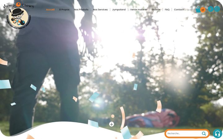 Screenshot of jumpoclown.com