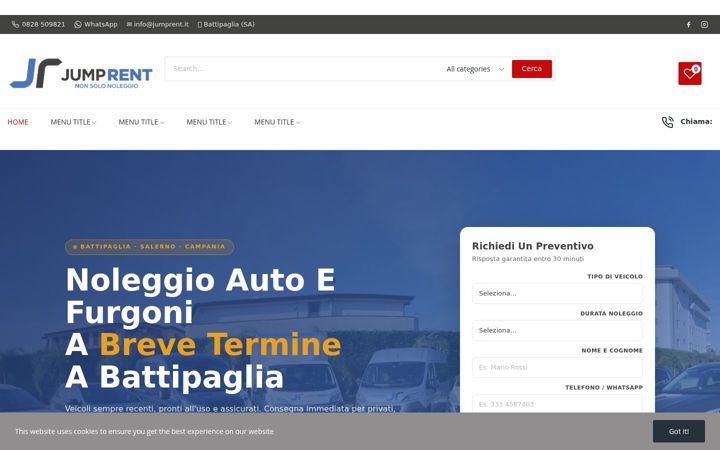 Screenshot of jumprent.it