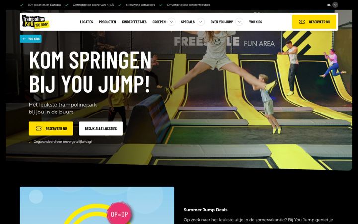 Screenshot of jumpsquare.com