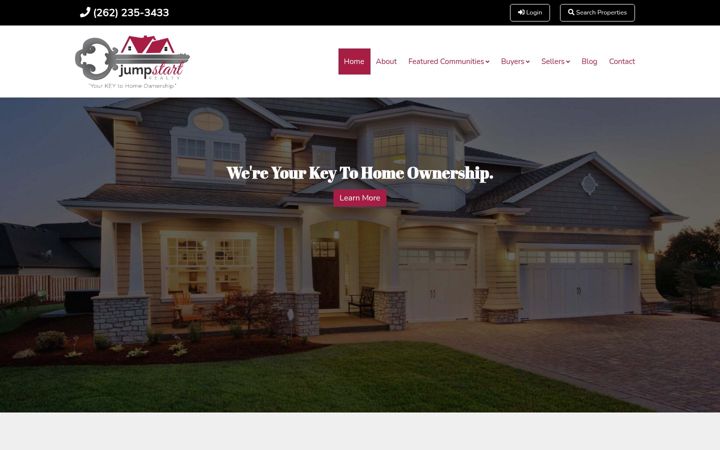Screenshot of jumpstartrealty.net