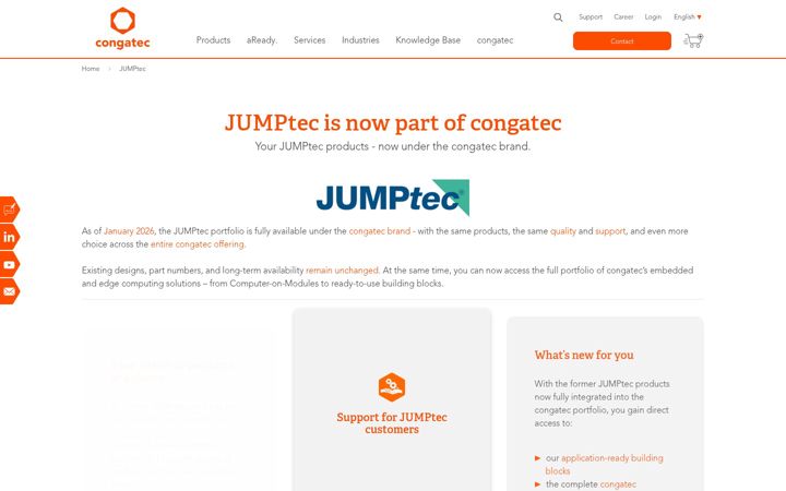 Screenshot of jumptec.com