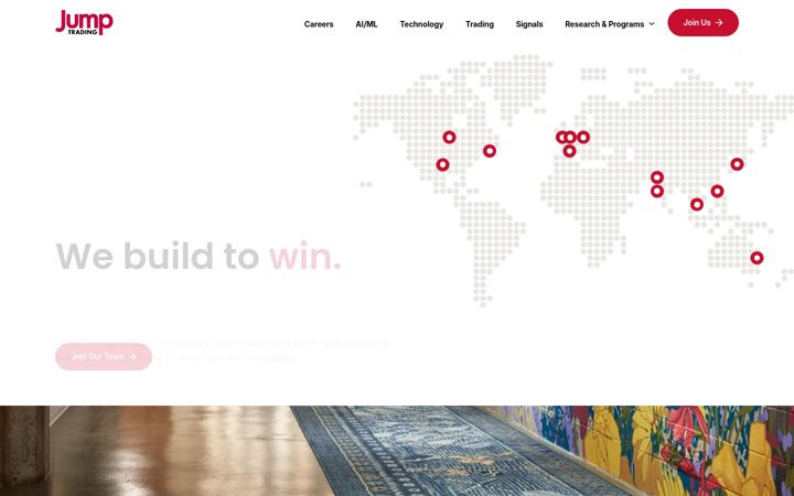 Screenshot of jumptrading.com