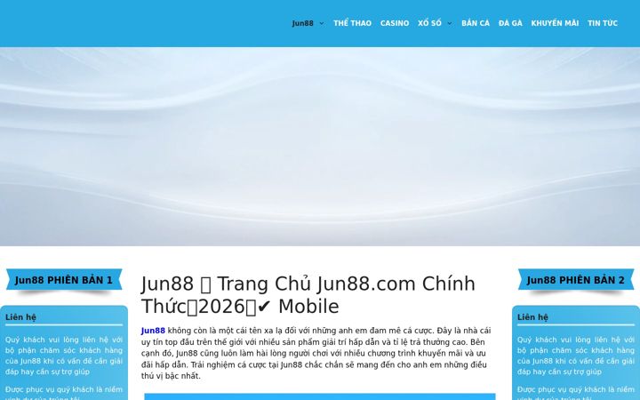 Screenshot of jun88ek.com