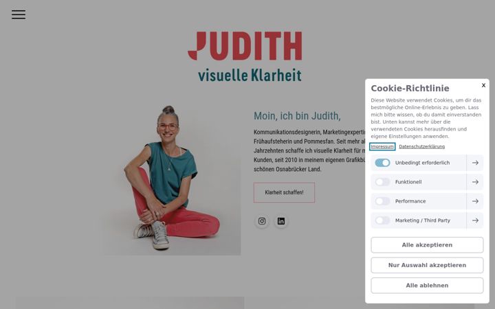 Screenshot of junagrafica.de
