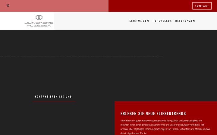 Screenshot of junckersfliesen.de