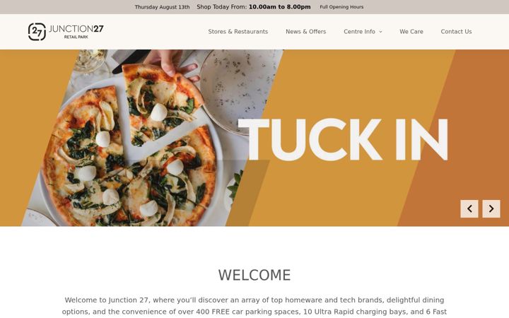 Screenshot of junction27.co.uk