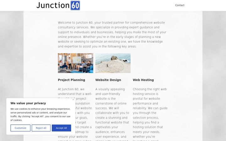 Screenshot of junction60.com