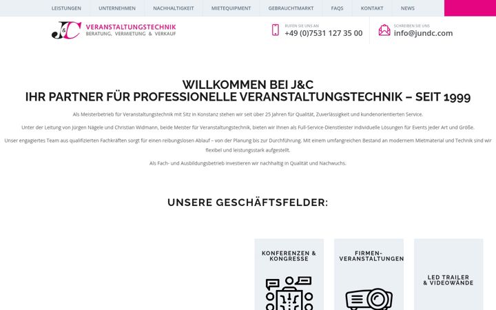 Screenshot of jundc.com