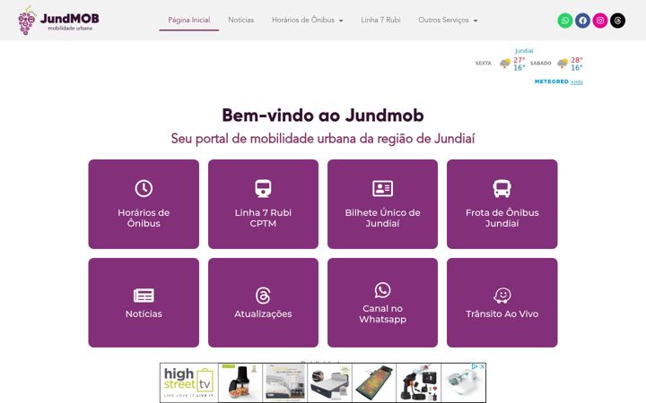 Screenshot of jundmob.com.br