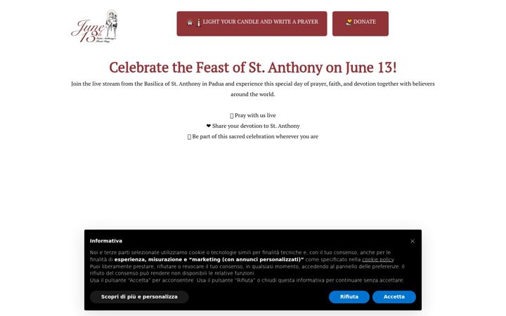Screenshot of june13th.org