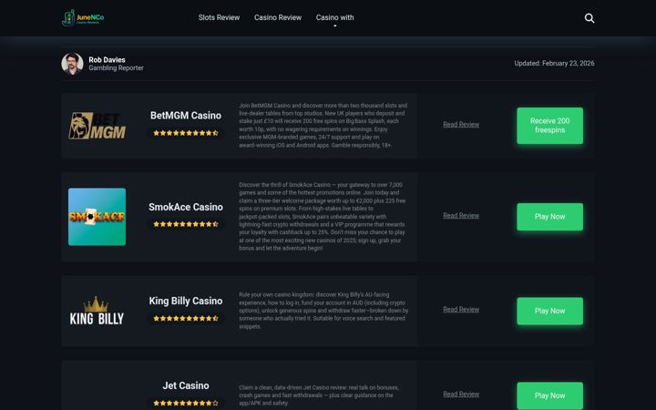 Screenshot of junenco.com