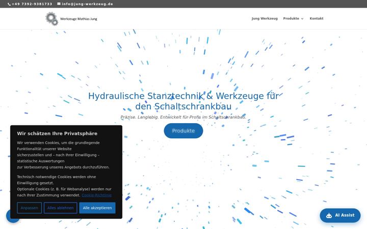 Screenshot of jung-werkzeug.de