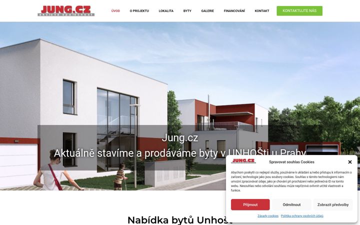 Screenshot of jung.cz