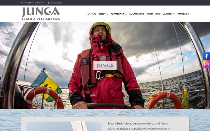 Screenshot of junga.pl