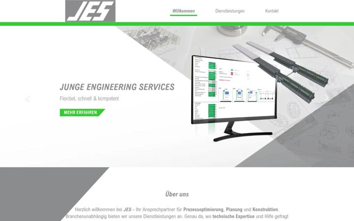 Screenshot of junge-engineering.com