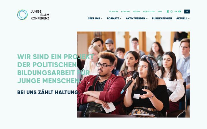 Screenshot of junge-islam-konferenz.de