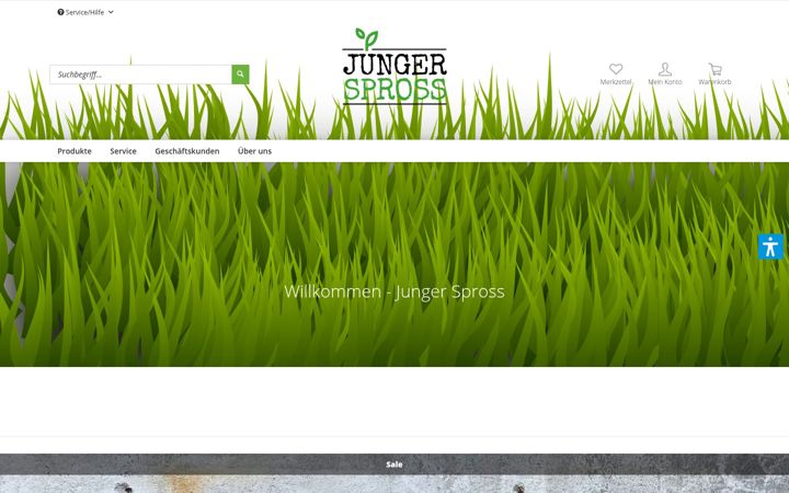 Screenshot of junger-spross.com