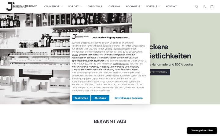 Screenshot of jungermann-gourmet.de