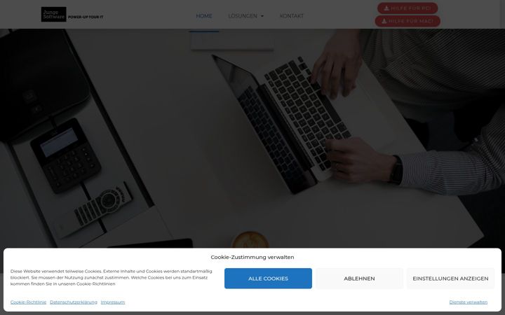 Screenshot of jungesoftware.de