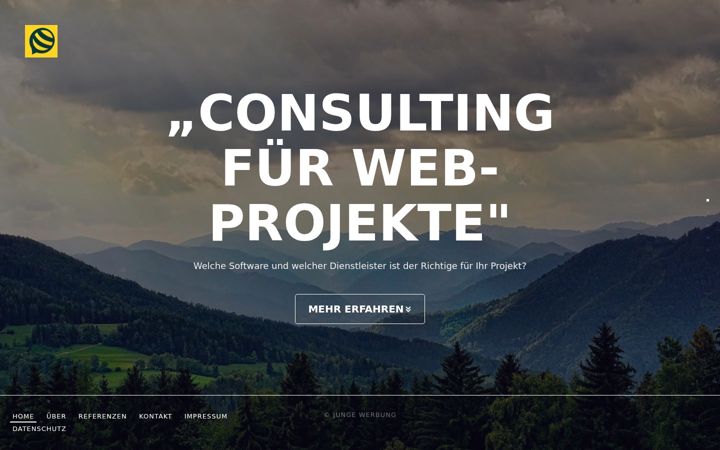 Screenshot of jungewerbung.de