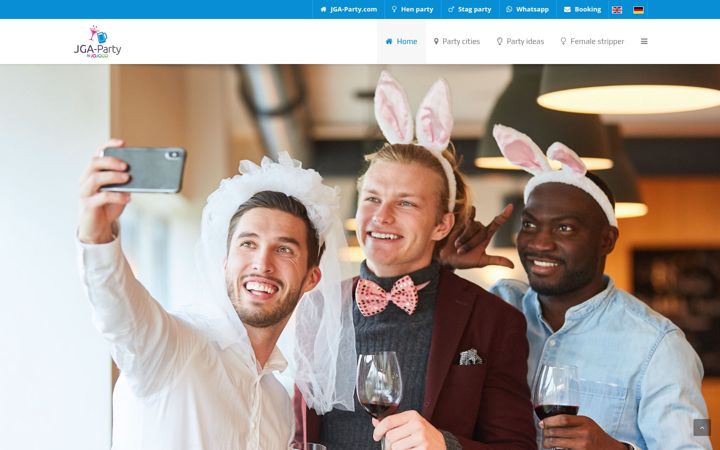 Screenshot of junggesellenabschied-party.com