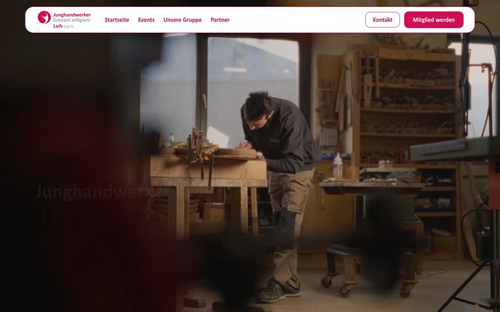 Screenshot of junghandwerker.it